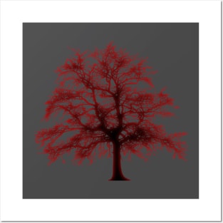 Red Tree Posters and Art